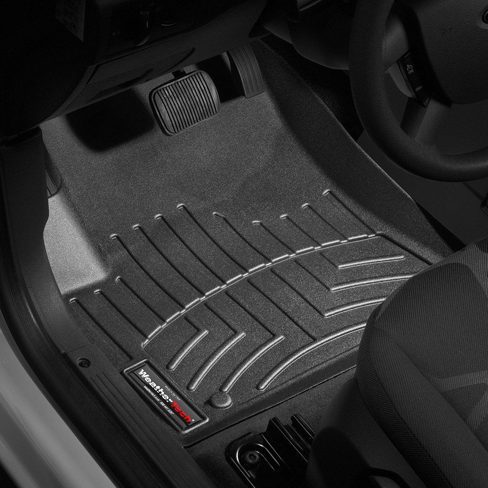 Weathertech® • 443681 • FloorLiner • Molded Floor Liners • Black • First Row