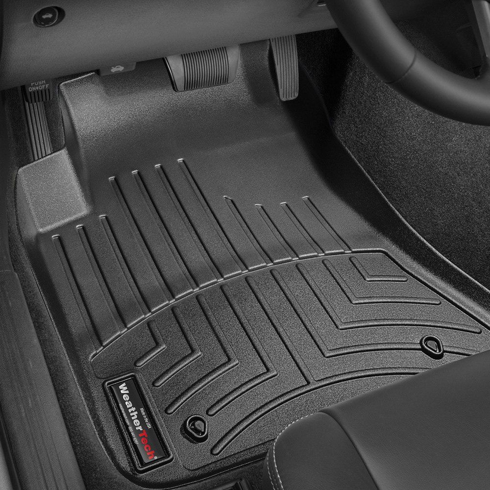 Weathertech® • 443861 • FloorLiner • Molded Floor Liners • Black • First Row