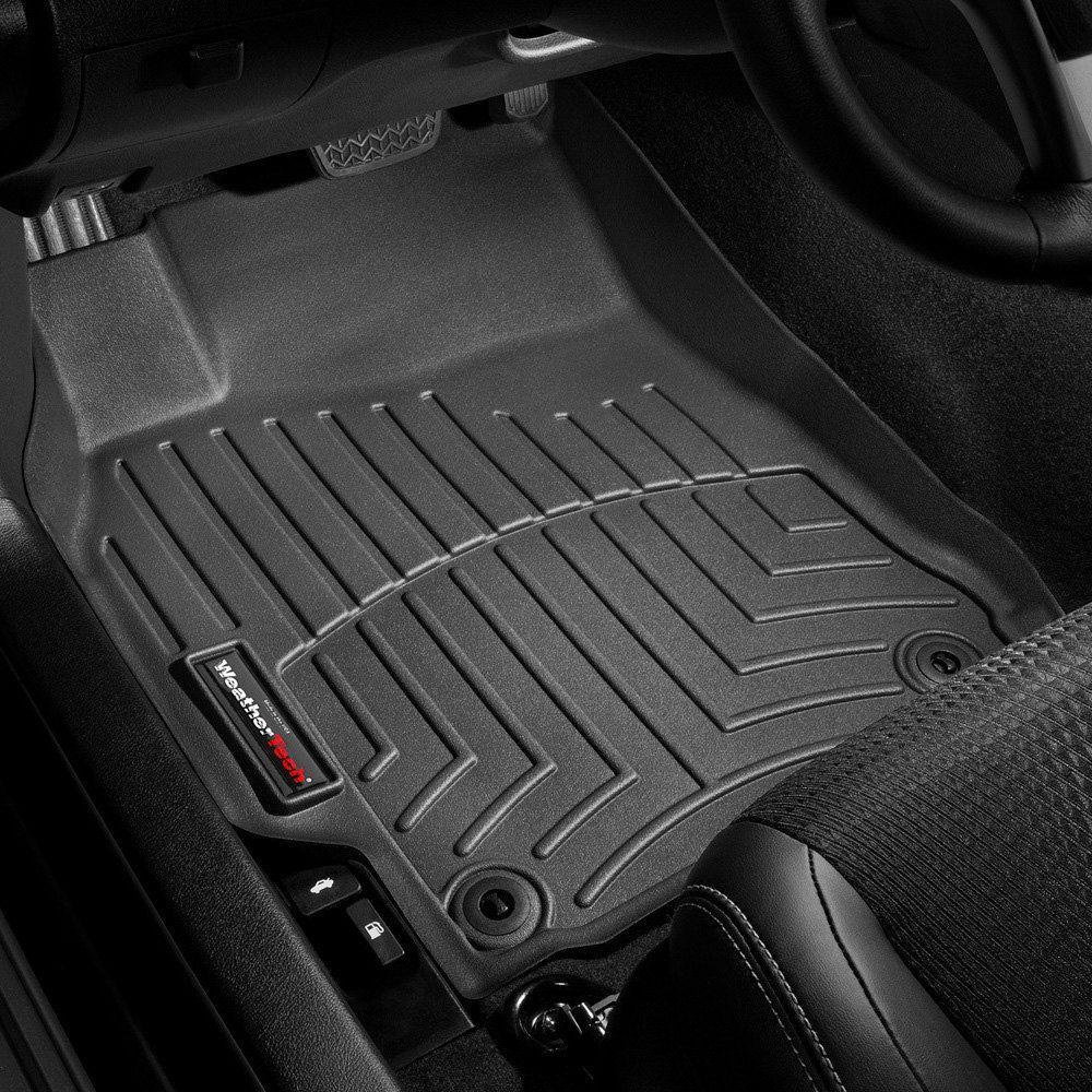 Weathertech® • 444001 • FloorLiner • Molded Floor Liners • Black • First Row