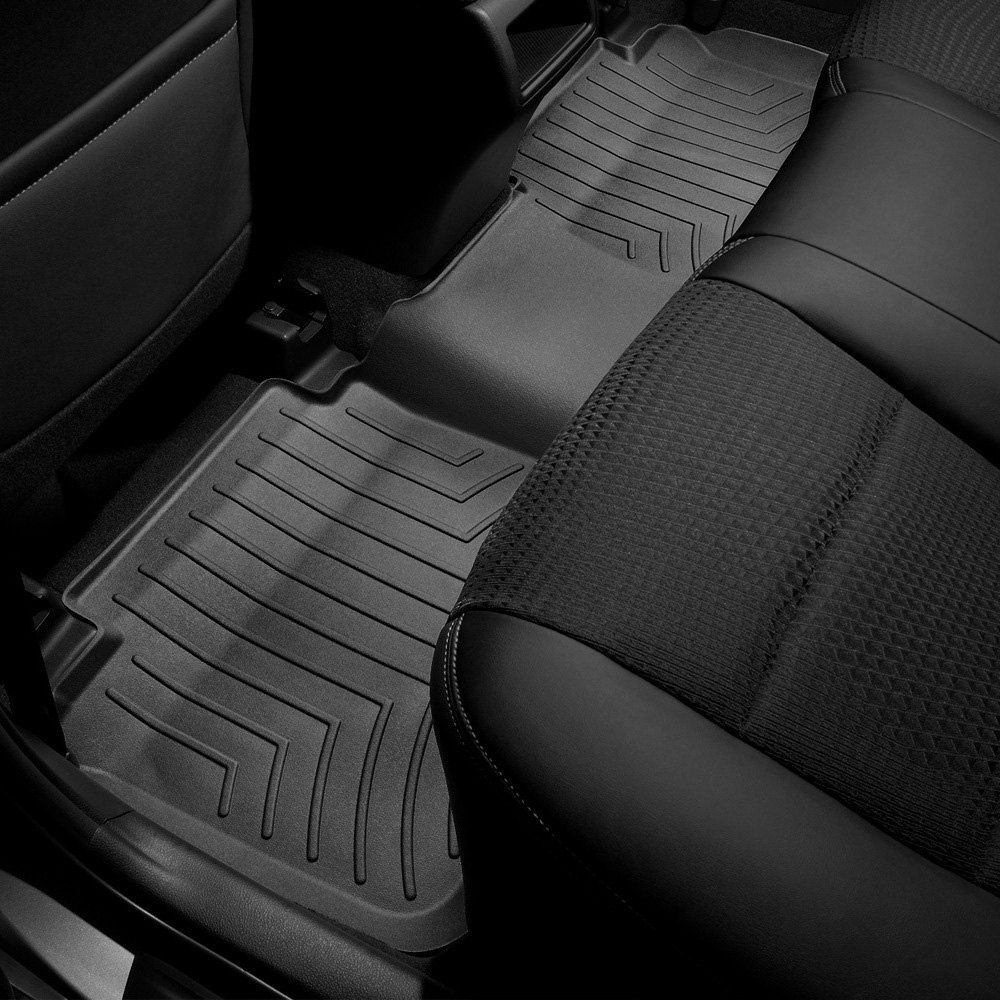 Weathertech® • 444002 • FloorLiner • Molded Floor Liners • Black • Second Row