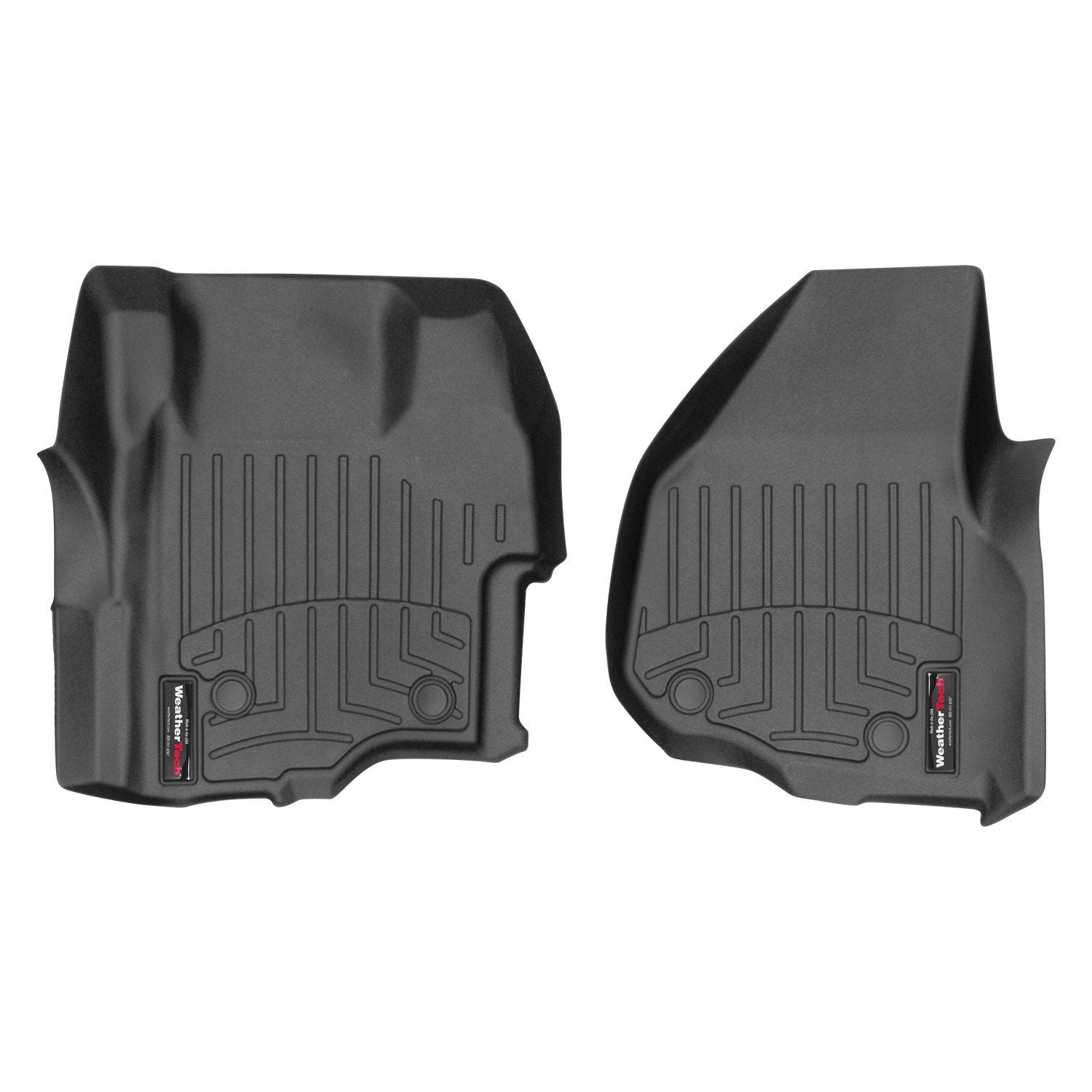 Weathertech® • 444261V • FloorLiner • Molded Floor Liners • Black • First Row