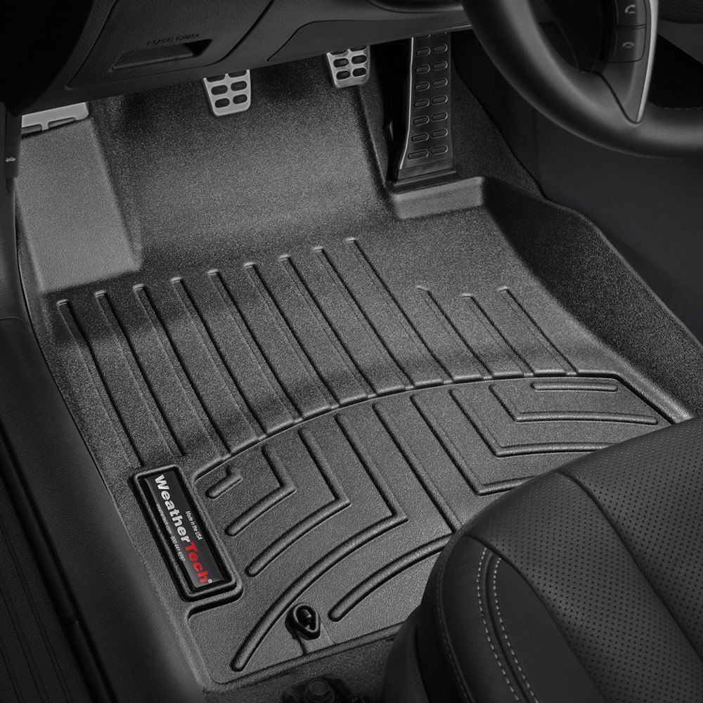 Weathertech® • 444291 • FloorLiner • Molded Floor Liners • Black • First Row