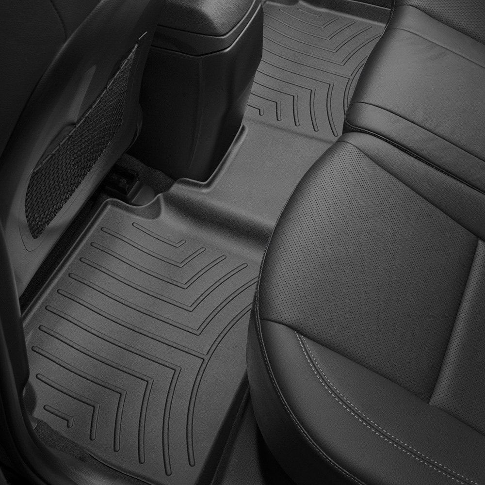 Weathertech® • 444292 • FloorLiner • Molded Floor Liners • Black • Second Row