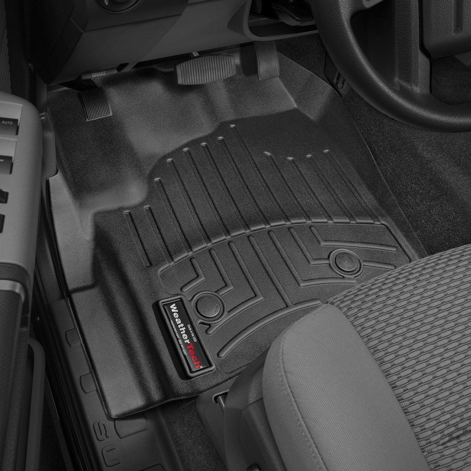 Weathertech® • 444331 • FloorLiner • Molded Floor Liners • Black • First Row