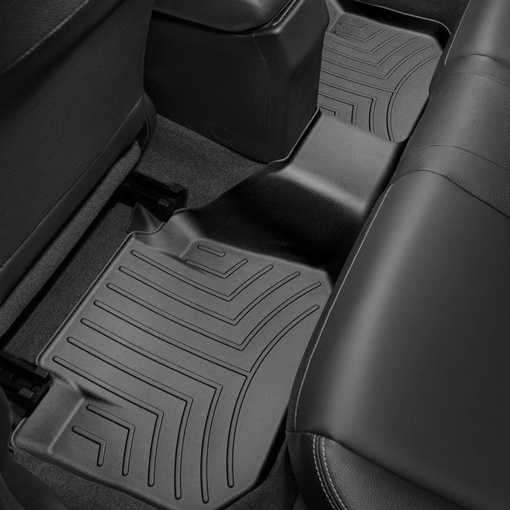 Weathertech® • 444392 • FloorLiner • Molded Floor Liners • Black • Second Row