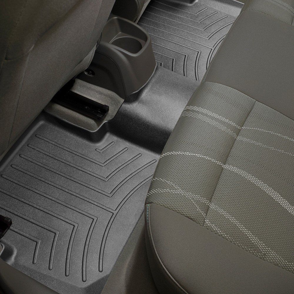 Weathertech® • 444422 • FloorLiner • Molded Floor Liners • Black • Second Row