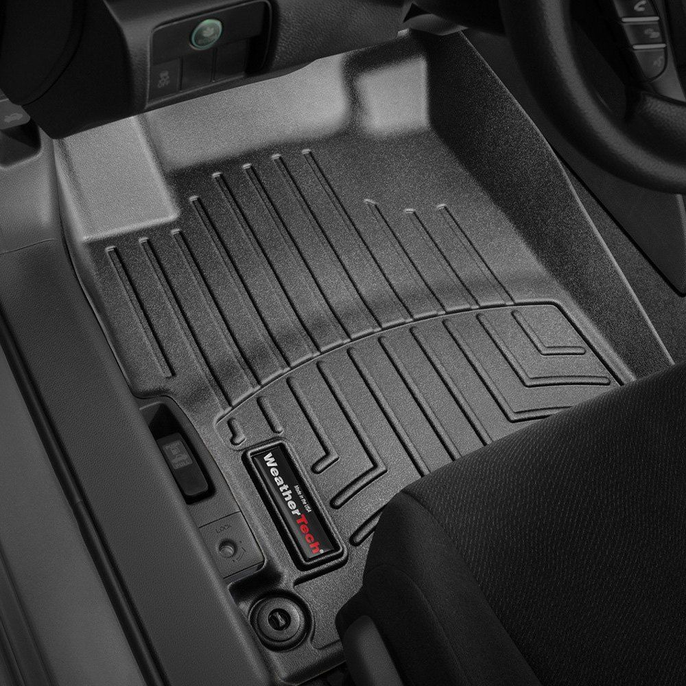 Weathertech® • 444811 • FloorLiner • Molded Floor Liners • Black • First Row