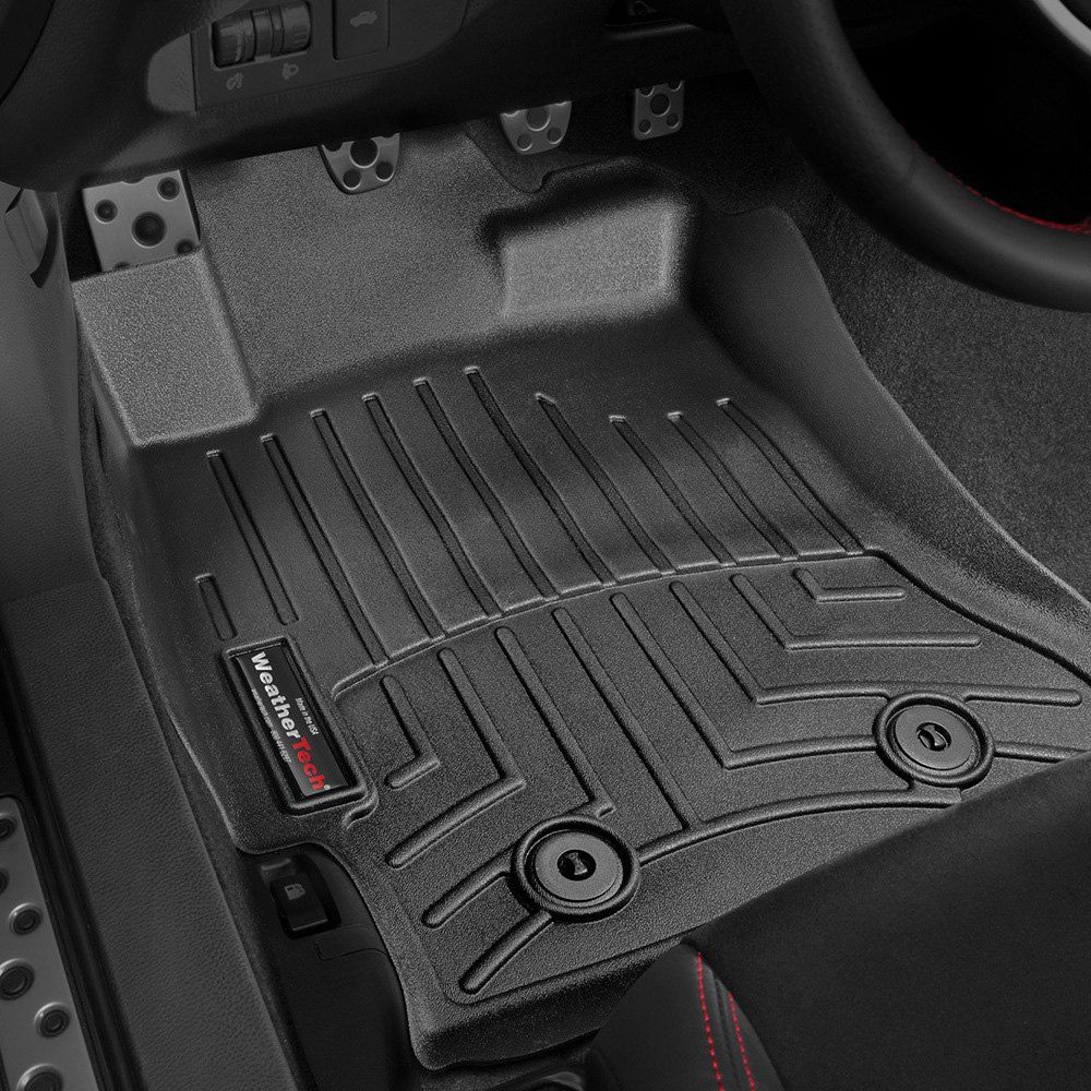 Weathertech® • 444821 • FloorLiner • Molded Floor Liners • Black • First Row