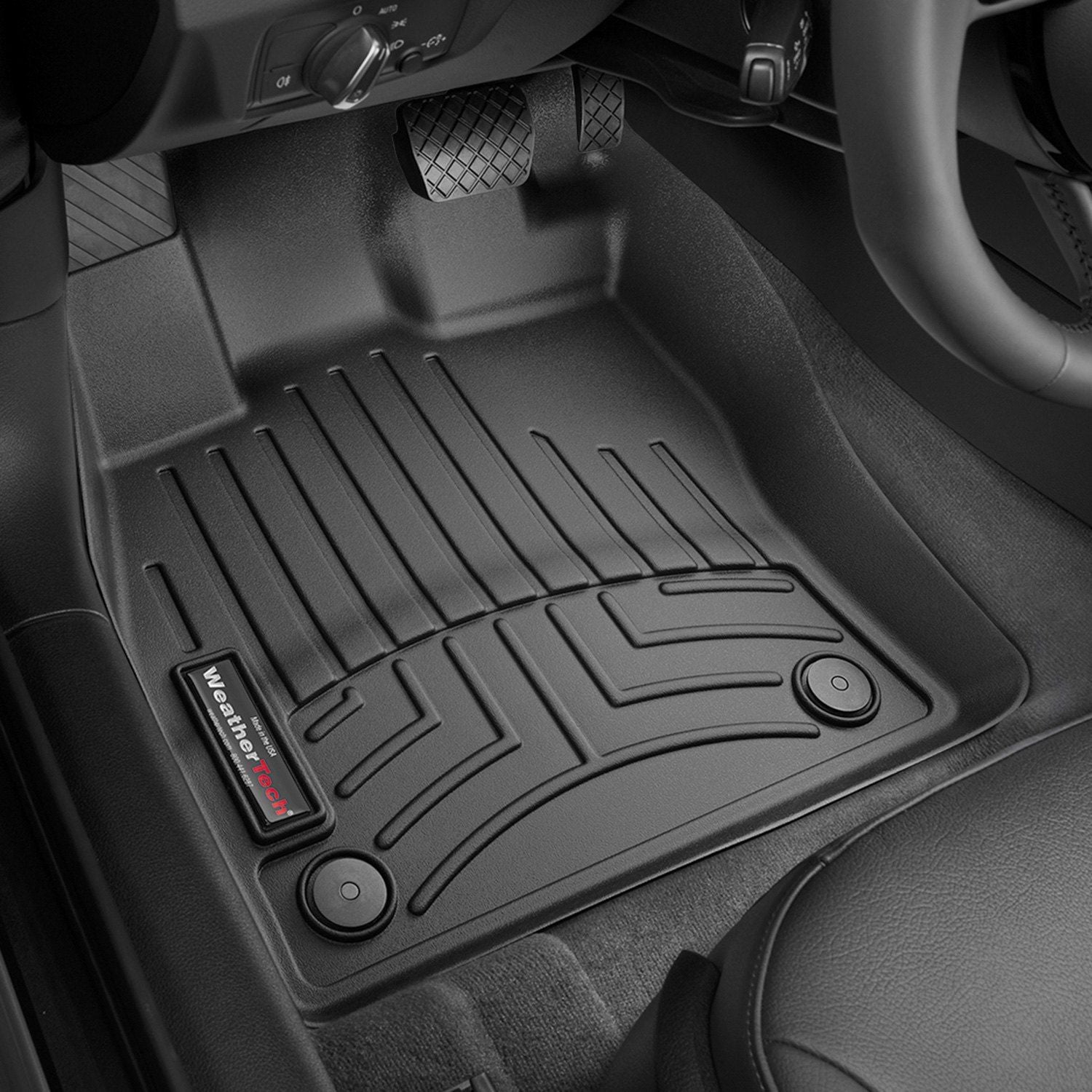 Weathertech® • 444961 • FloorLiner • Molded Floor Liners • Black • First Row