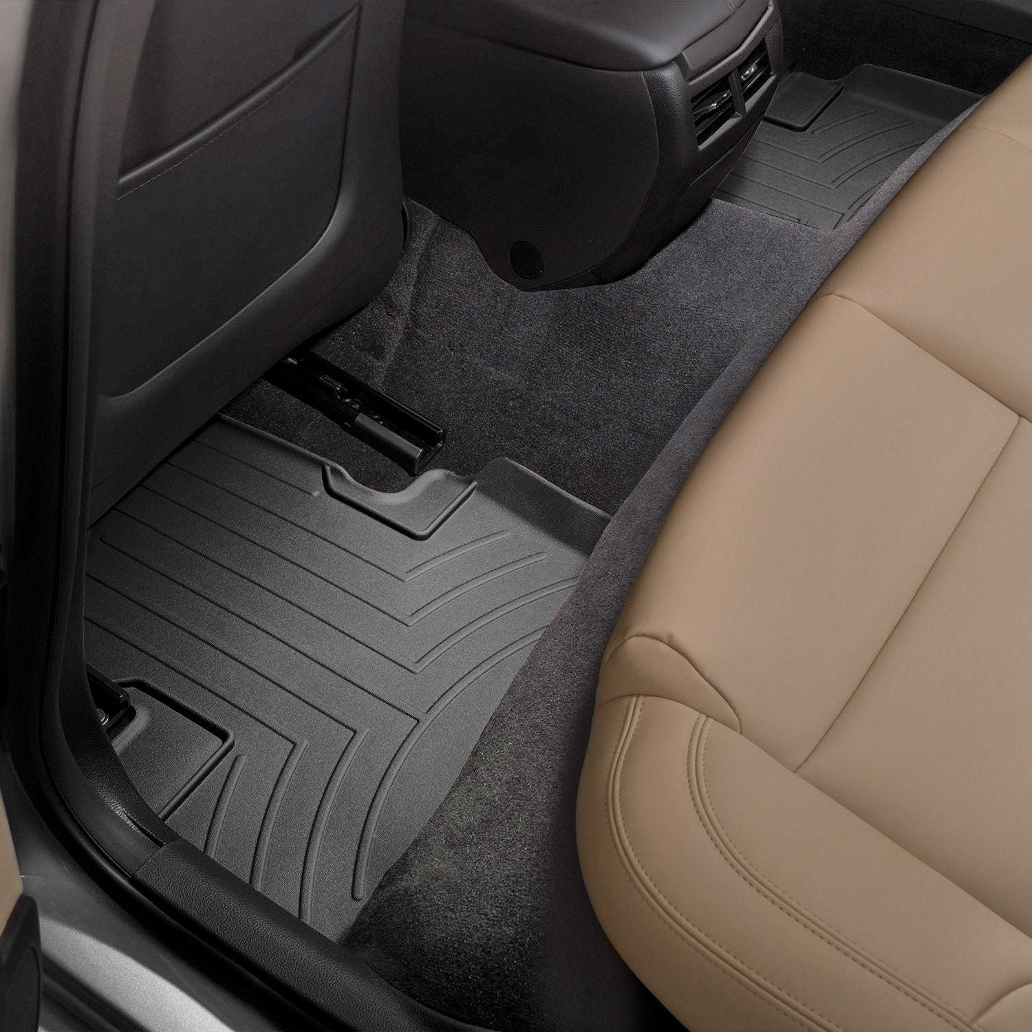 Weathertech® • 444972 • FloorLiner • Molded Floor Liners • Black • Second Row