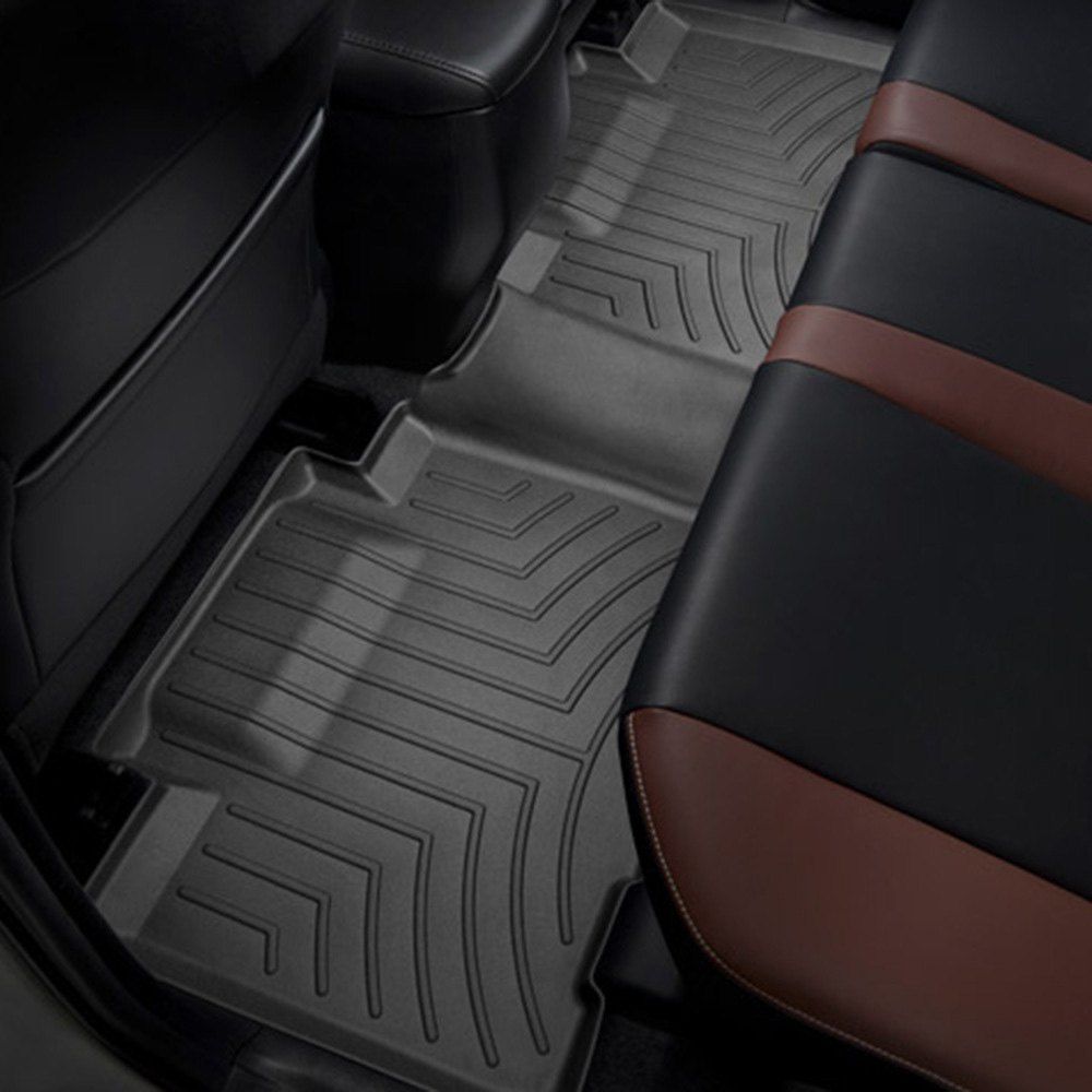 Weathertech® • 445102 • FloorLiner • Molded Floor Liners • Black • Second Row