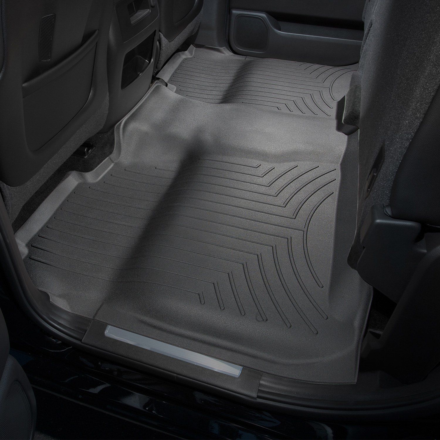 Weathertech® • 445422 • FloorLiner • Molded Floor Liners • Black • Second Row