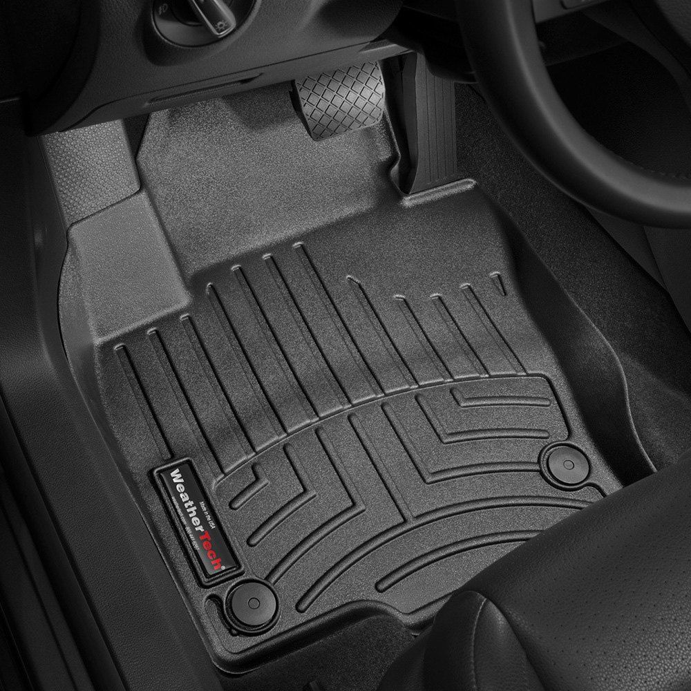 Weathertech® • 445461 • FloorLiner • Molded Floor Liners • Black • First Row