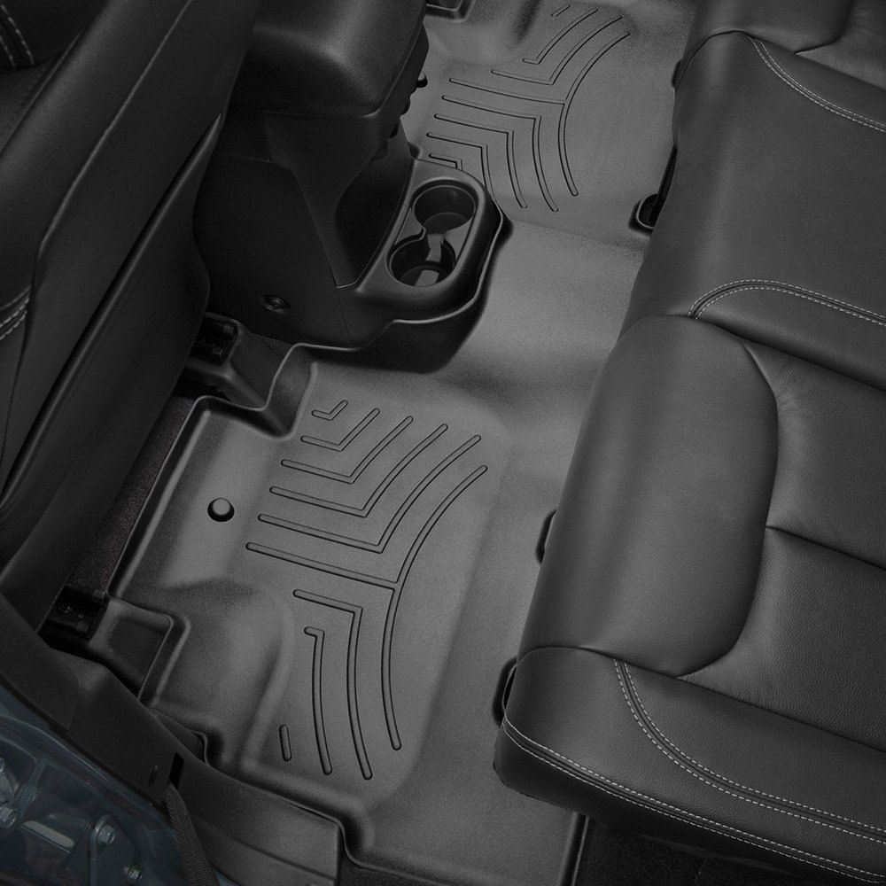 Weathertech® • 445732 • FloorLiner • Molded Floor Liners • Black • Second Row