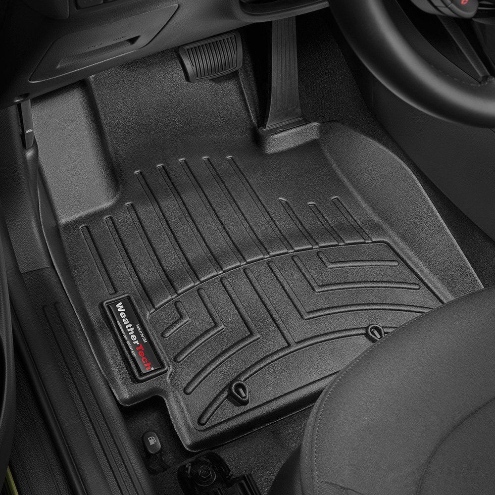 Weathertech® • 446011 • FloorLiner • Molded Floor Liners • Black • First Row