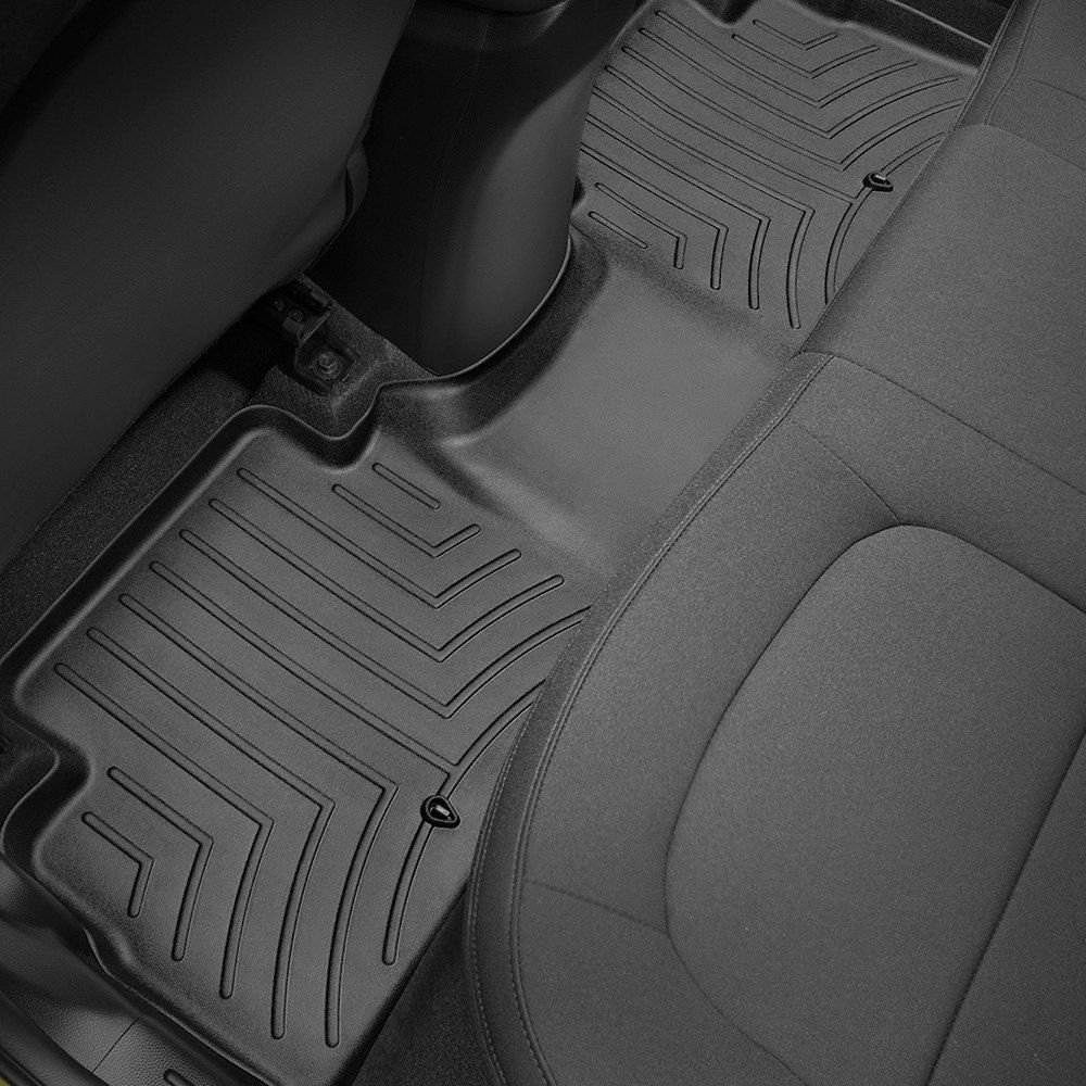 Weathertech® • 446012 • FloorLiner • Molded Floor Liners • Black • Second Row