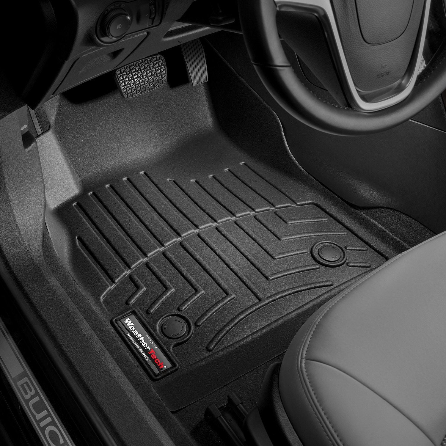 Weathertech® • 446021 • FloorLiner • Molded Floor Liners • Black • First Row