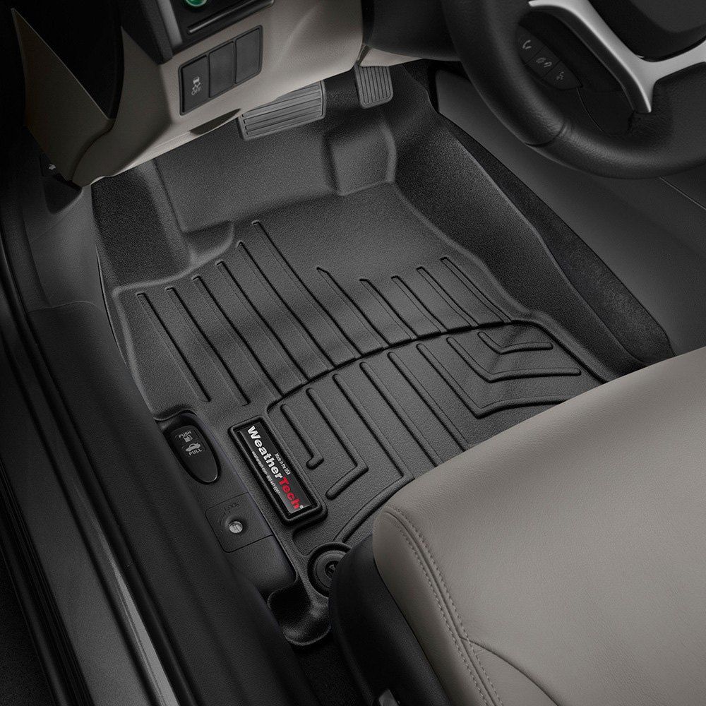 Weathertech® • 446311 • FloorLiner • Molded Floor Liners • Black • First Row