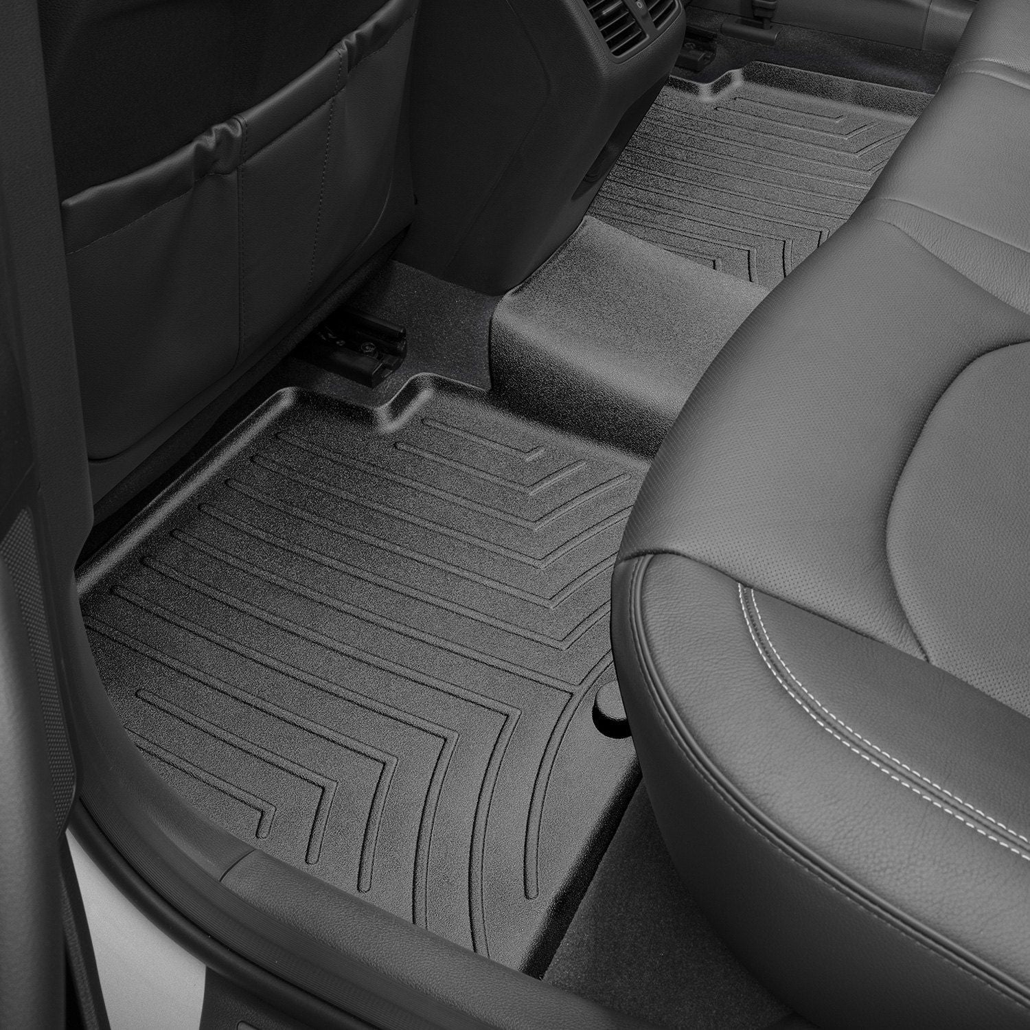 Weathertech® • 446662 • FloorLiner • Molded Floor Liners • Black • Second Row