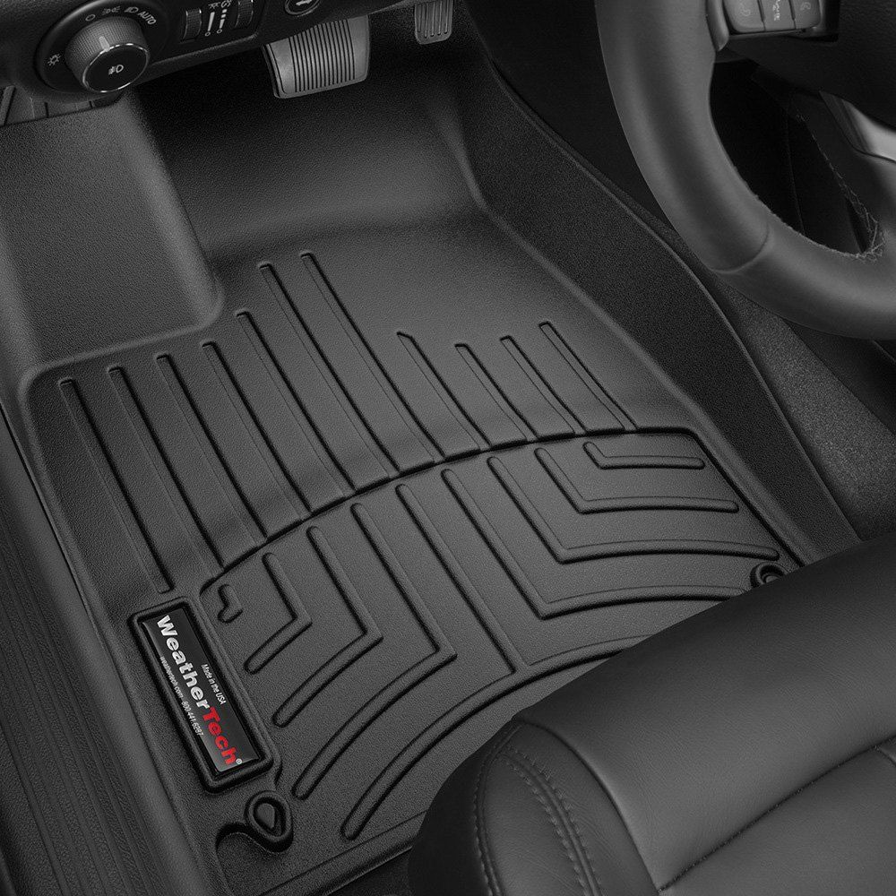 Weathertech® • 446891 • FloorLiner • Molded Floor Liners • Black • First Row