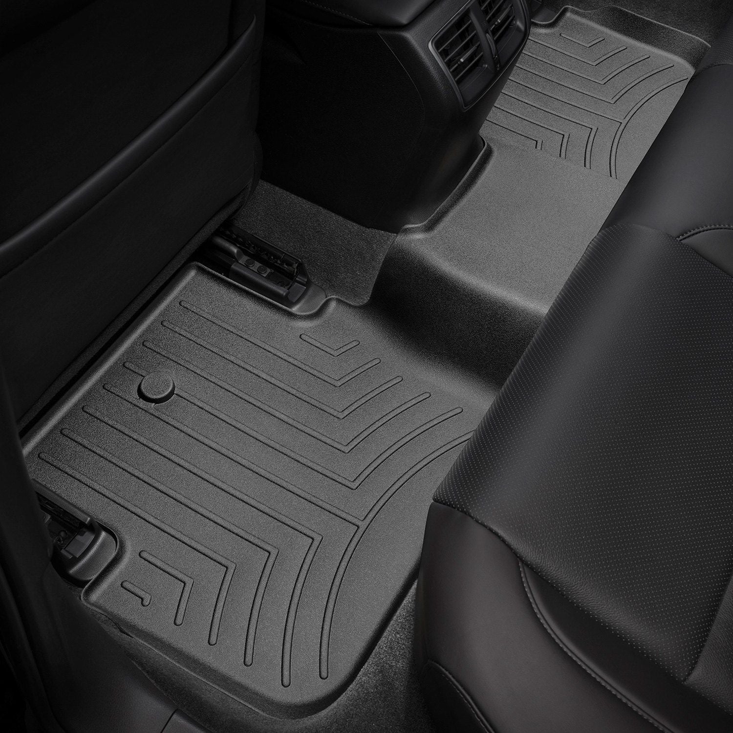 Weathertech® • 447692 • FloorLiner • Molded Floor Liners • Black • Second Row