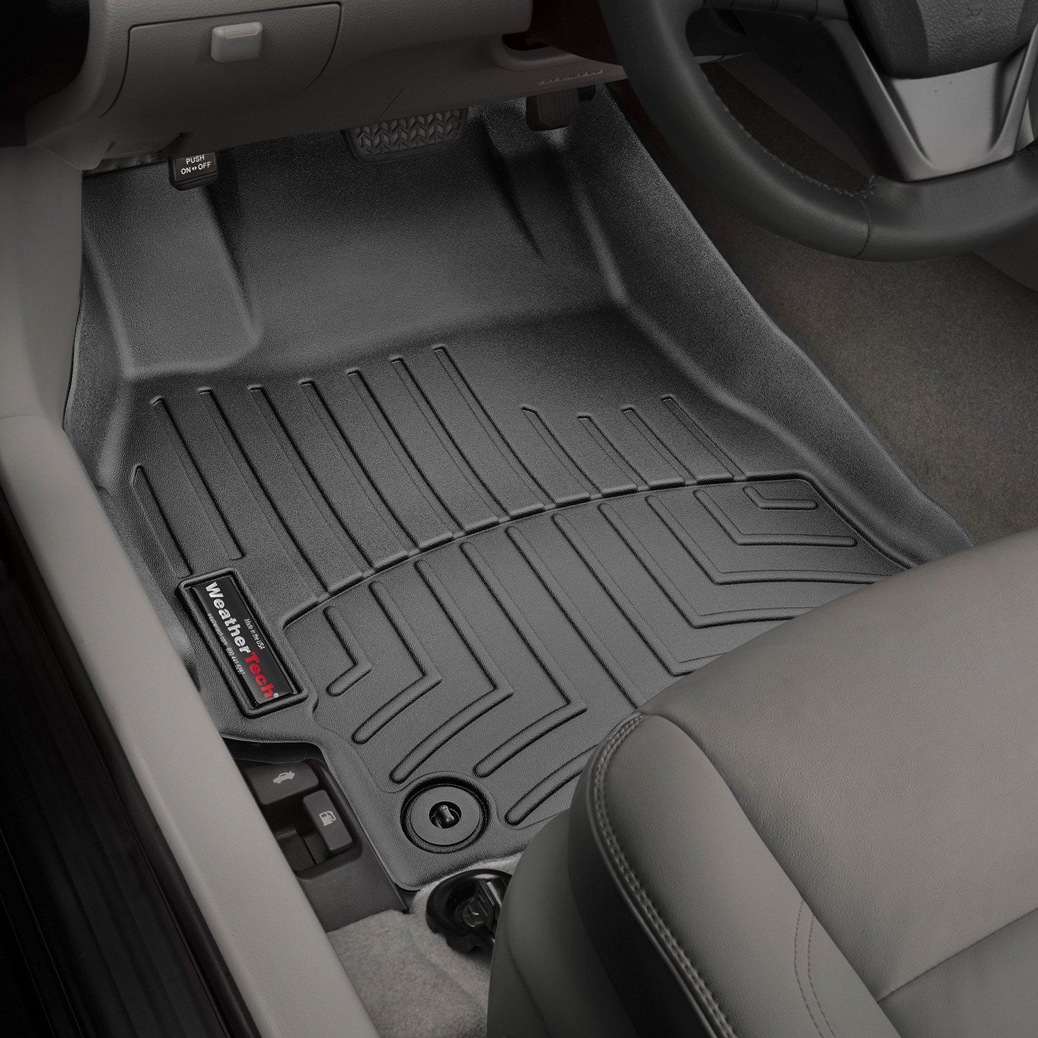 Weathertech® • 447881 • FloorLiner • Molded Floor Liners • Black • First Row