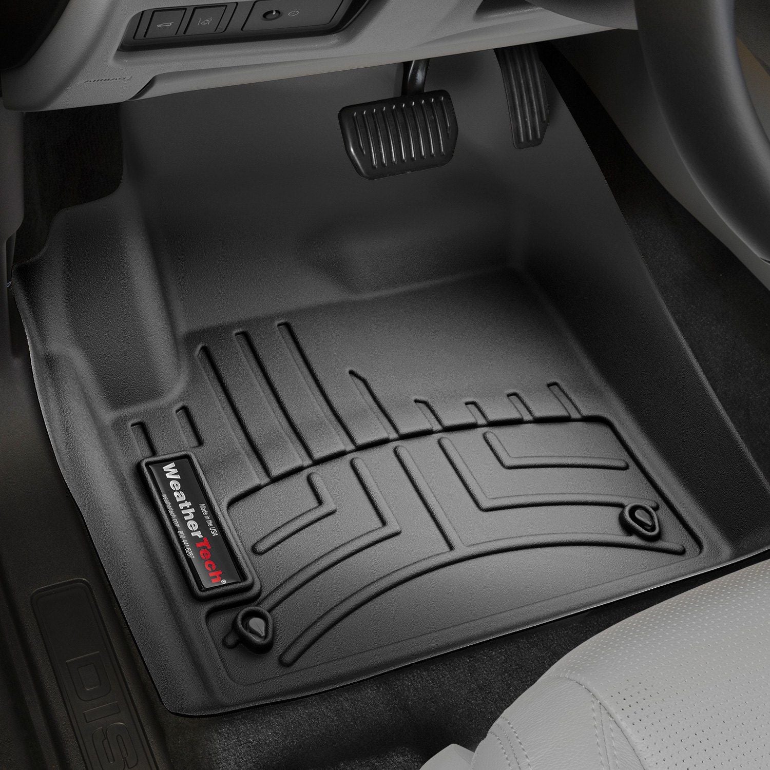 Weathertech® • 447961 • FloorLiner • Molded Floor Liners • Black • First Row