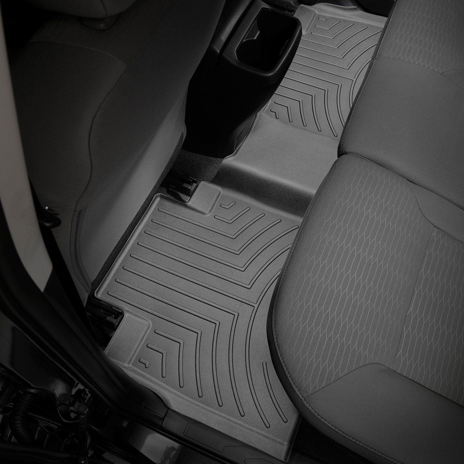 Weathertech® • 448722 • FloorLiner • Molded Floor Liners • Black • Second Row