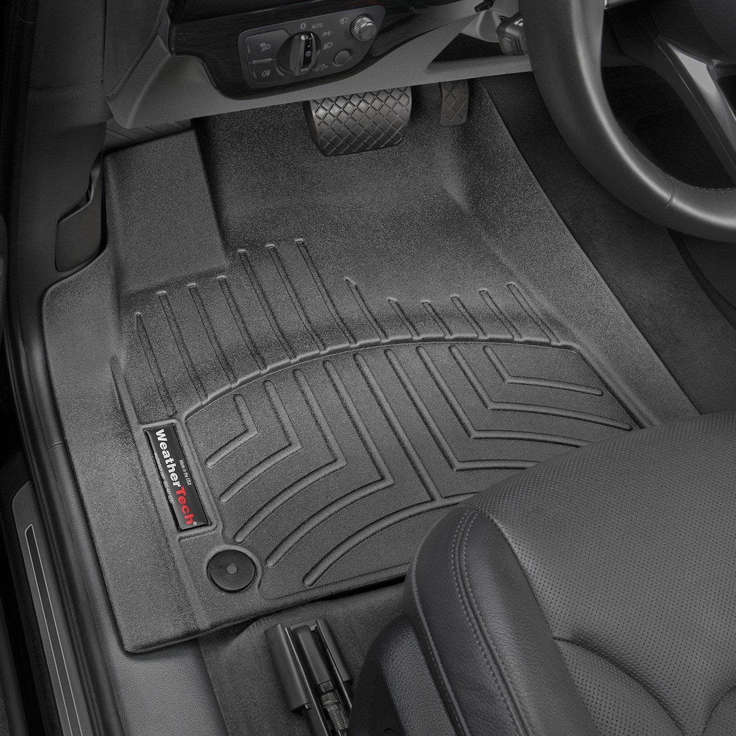 Weathertech® • 448871 • FloorLiner • Molded Floor Liners • Black • First Row