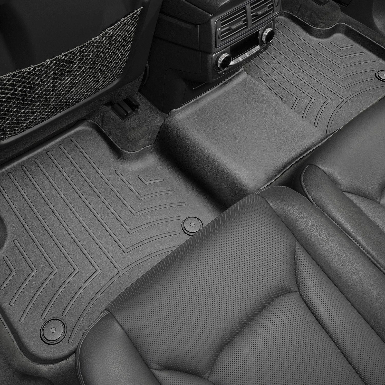 Weathertech® • 448872 • FloorLiner • Molded Floor Liners • Black • Second Row