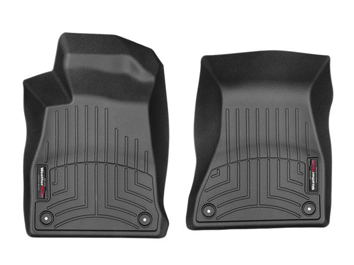 Weathertech® • 449371 • FloorLiner • Molded Floor Liners • Black • First Row • Audi A4 17-23 / A5, S4, S5 18-23