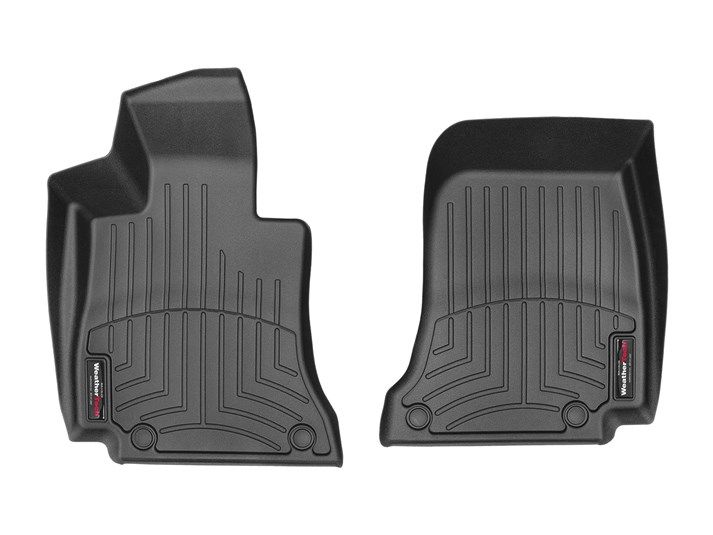 Weathertech® • 449731 • FloorLiner • Molded Floor Liners • Black • First Row • Mercedes-Benz E-Class (Sedan, Wagon) 17-22