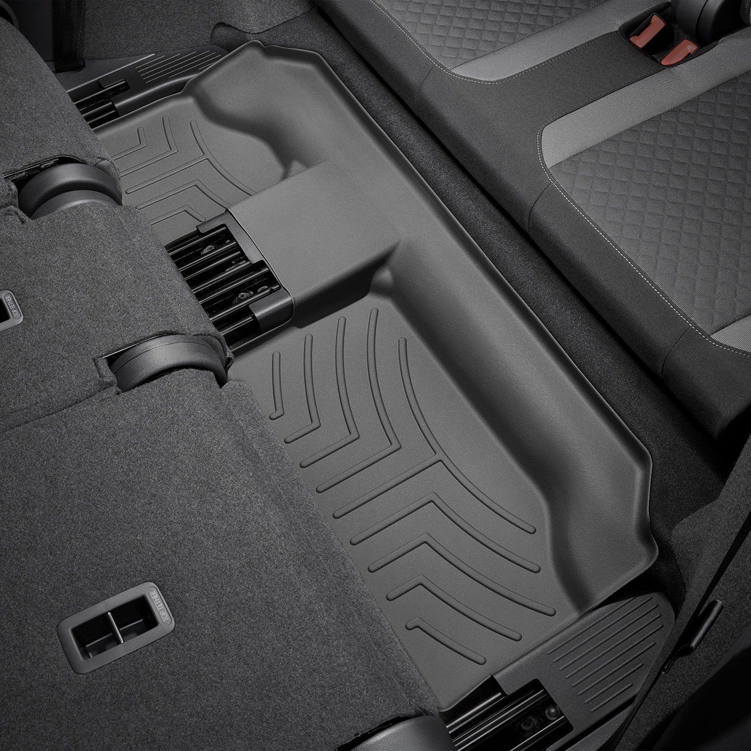 Weathertech® • 449894 • FloorLiner • Molded Floor Liners • Black • Third Row