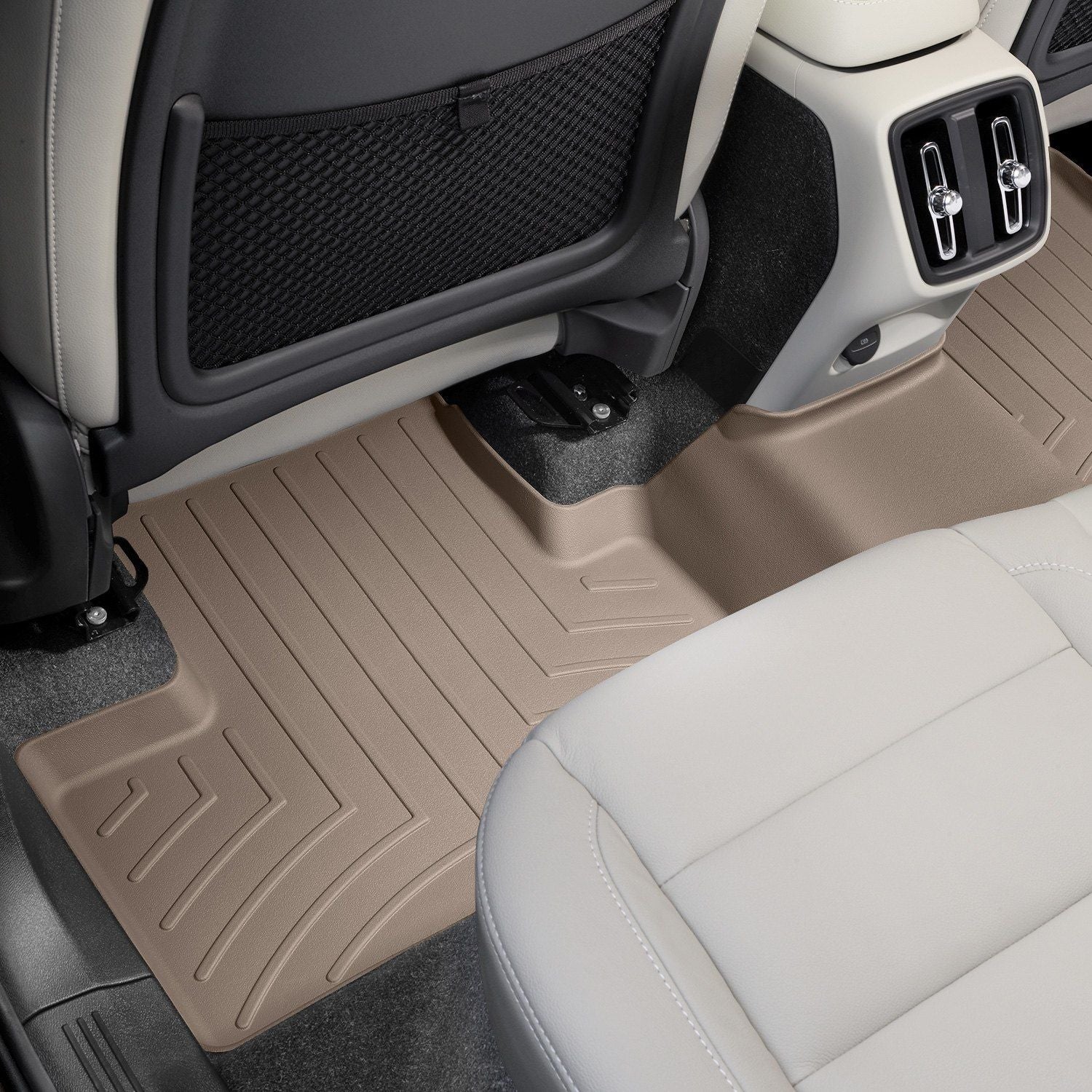 Weathertech® • 4514192 • FloorLiner • Molded Floor Liners • Tan • Second Row • Volvo XC40 19-23