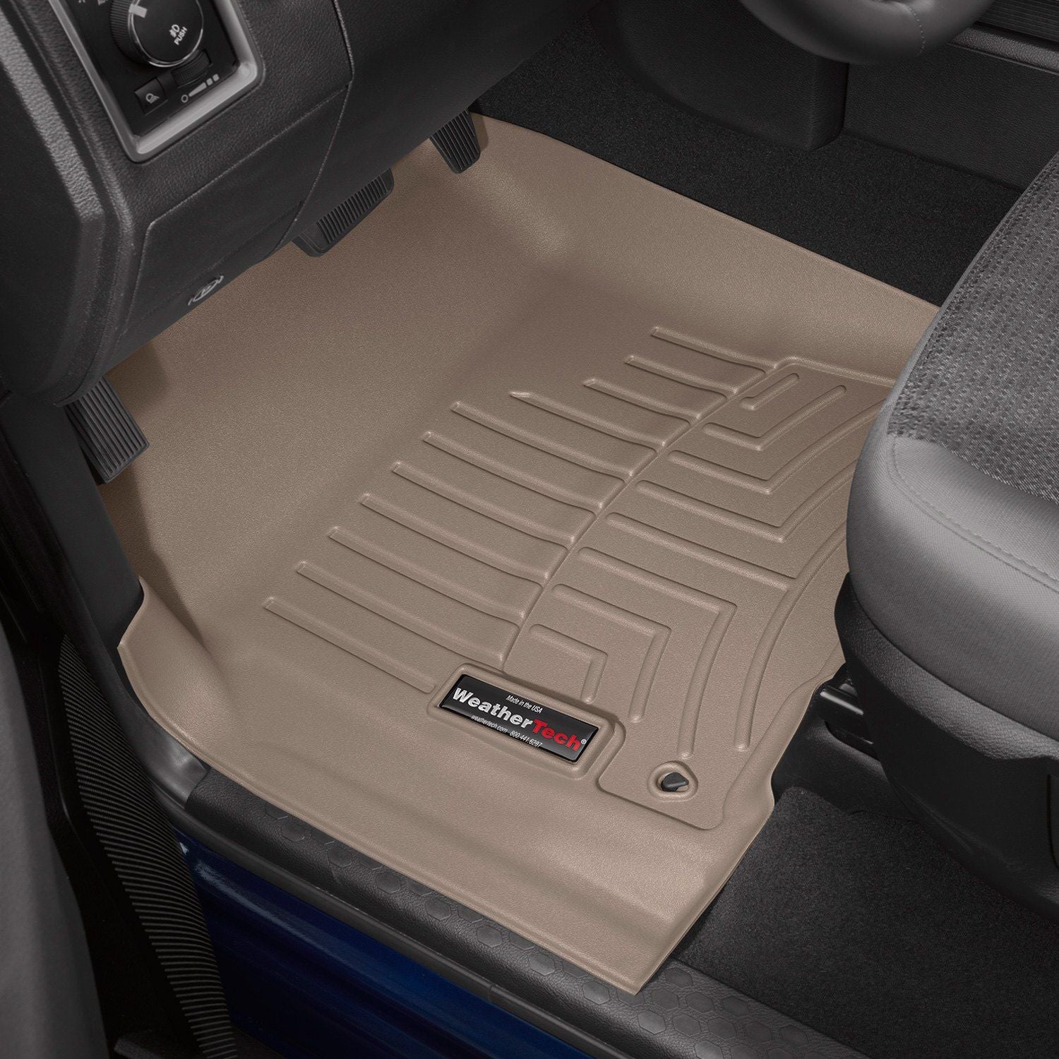 Weathertech® • 454651 • FloorLiner • Molded Floor Liners • Tan • First Row