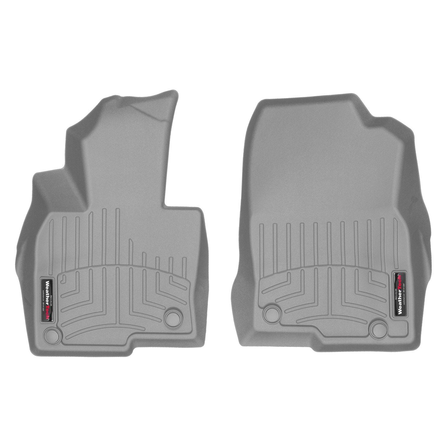 Weathertech® • 4611871 • FloorLiner • Molded Floor Liners • Grey • First Row • Mazda CX-5 17-22