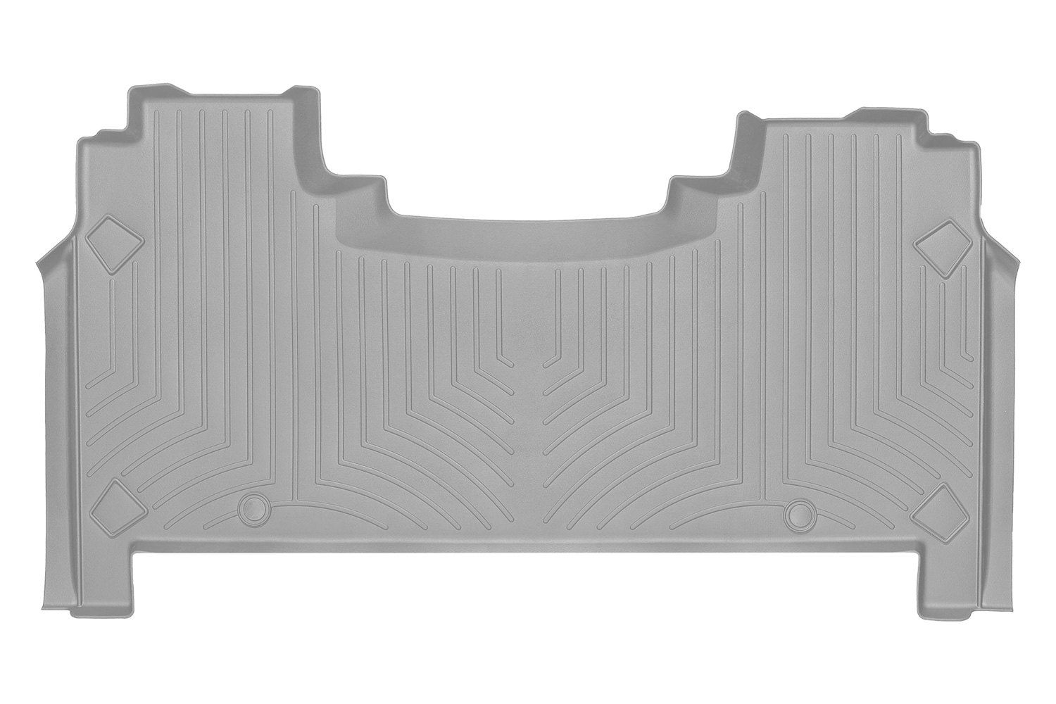 Weathertech® • 4614283 • FloorLiner • Molded Floor Liners • Grey • Second Row • Ram 1500 19-22