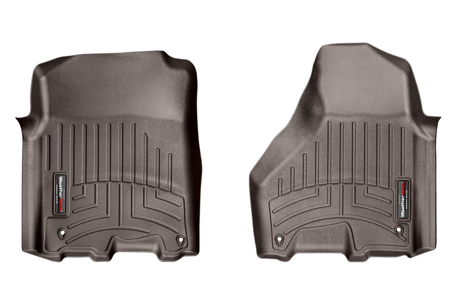 Weathertech® • 474781 • FloorLiner • Molded Floor Liners • Cocoa • First Row • Ram 1500 Classic 19-22