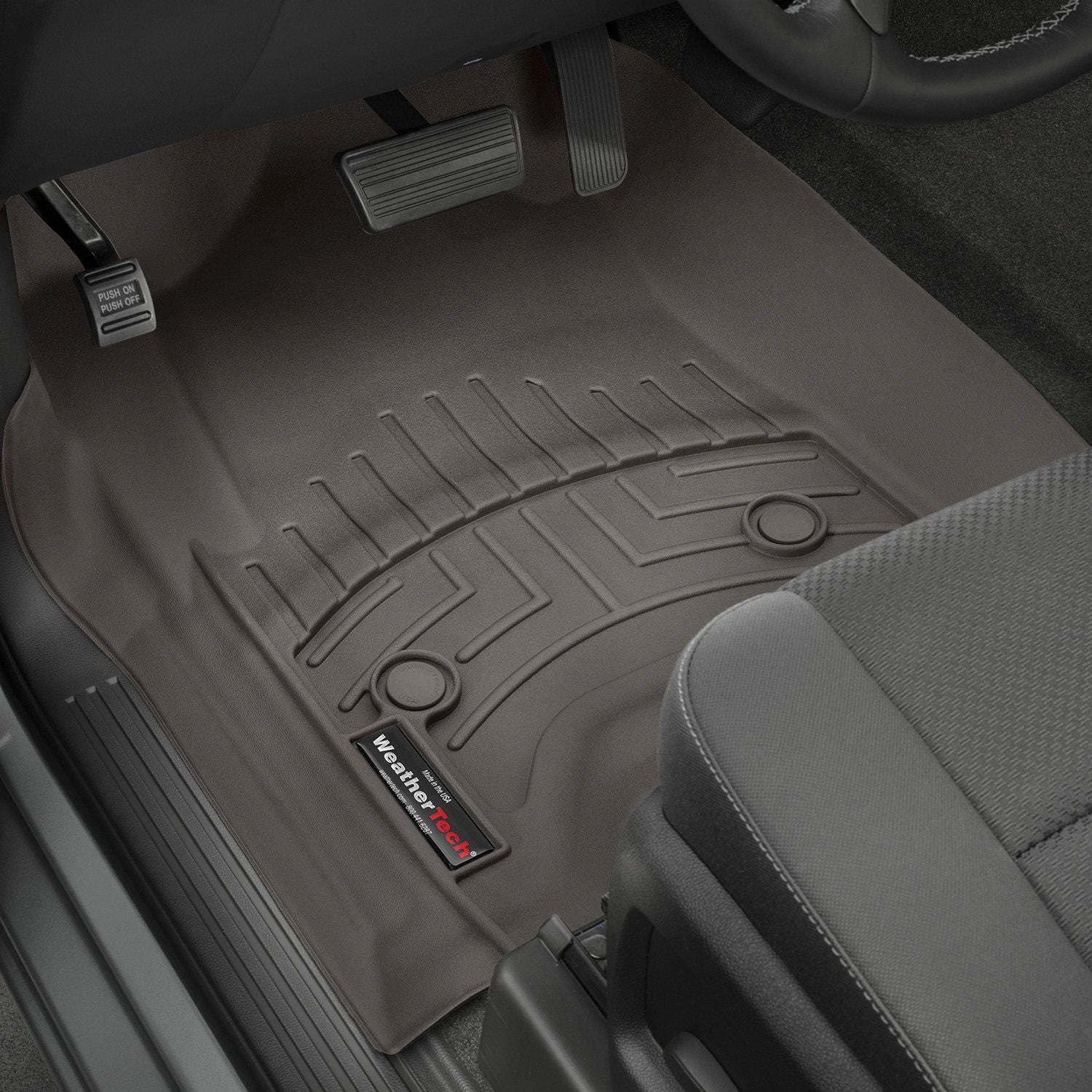 Weathertech® • 476071 • FloorLiner • Molded Floor Liners • Cocoa • First Row