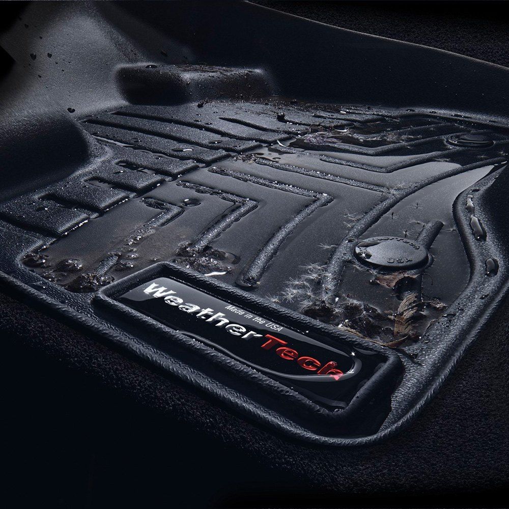 Weathertech® • 4417462 • FloorLiner • Molded Floor Liners • Black • Rear • Honda HR-V 2023