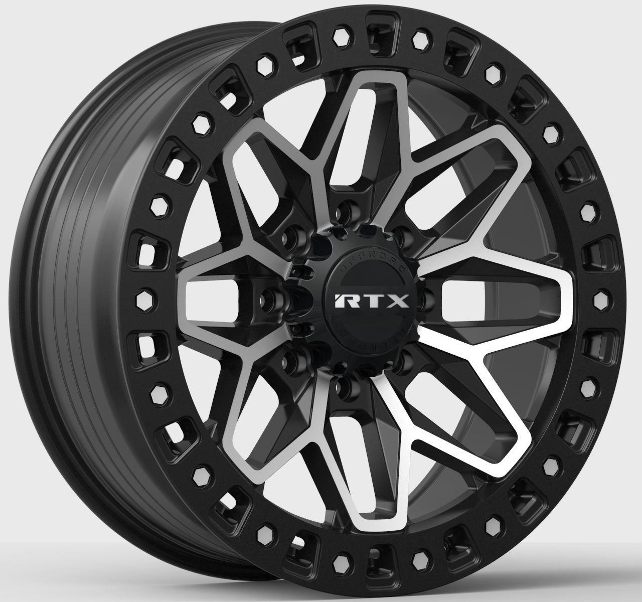 RTX® (Offroad) • 083206 • Zion • Gloss Black Machined • 20x9 8x180 ET20 CB125