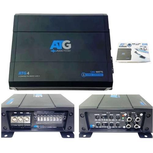 ATG ATG4 - Audio NEO Marine 4CH Amplifier 4 X 125W @ 4Ohms