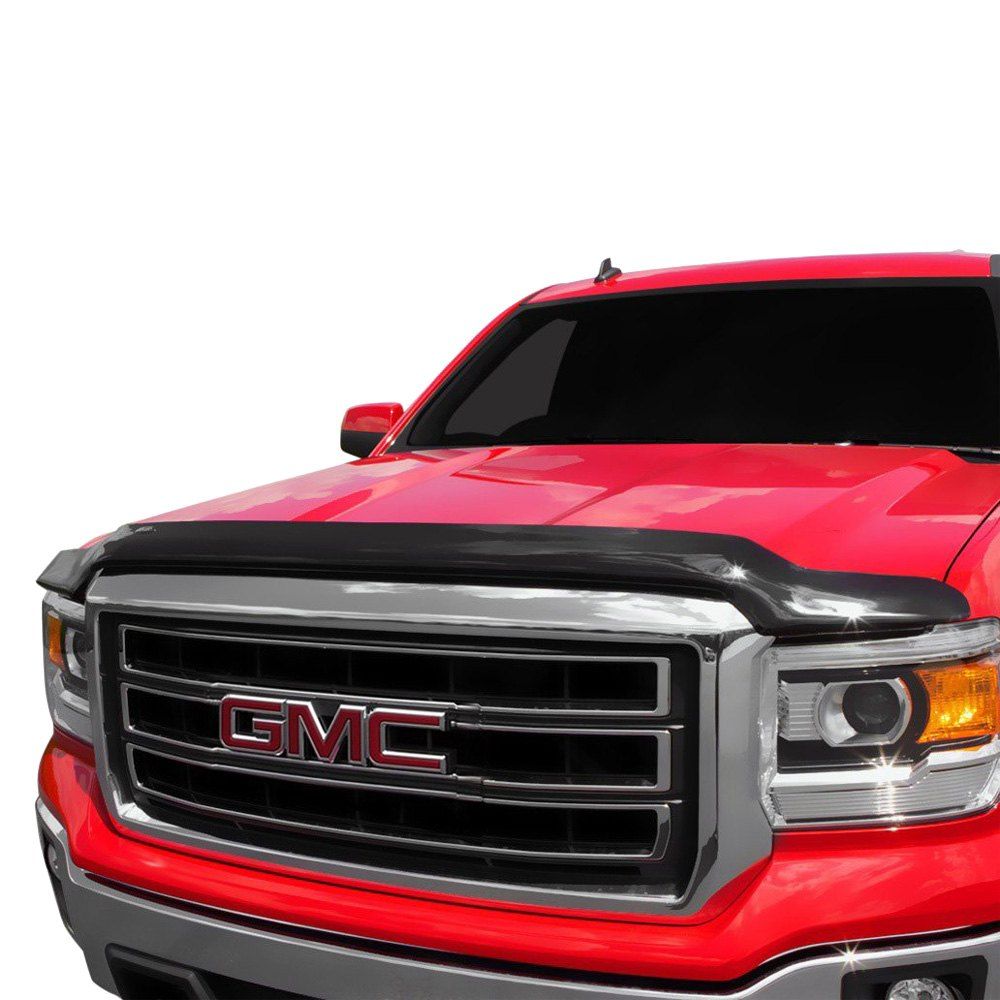 AVS® • 25159 • Bugflector II • Dark Smoke Hood Shield • GMC Sierra 1500 07-13