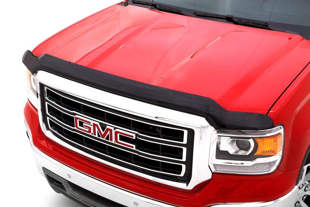 AVS® • 25083 • Bugflector II • Dark Smoke Hood Shield • GMC Sierra 3500 HD 11-14