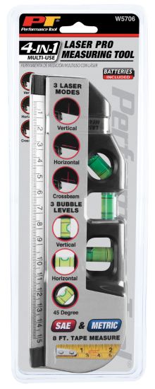 Performance Tools W5706 - Laser Pro 4-in-1 Measure Tool